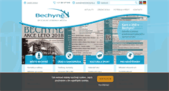 Desktop Screenshot of mestobechyne.cz