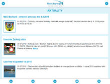 Tablet Screenshot of mestobechyne.cz